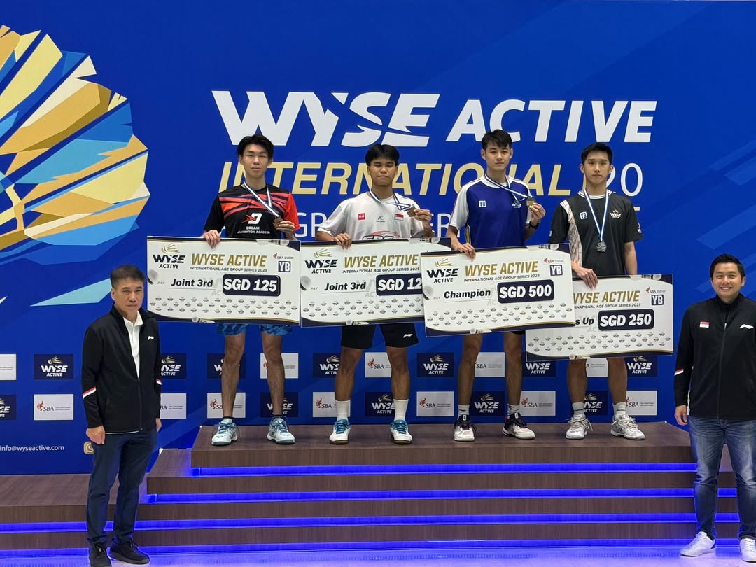 DBA students at WYSE Active International podium